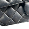 シャネル CHANEL マトラッセトップハンドルフラップバッグ AS2431 ブラック ラムスキン レディース ハンドバッグ