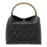 シャネル CHANEL マトラッセ トップハンドルバッグ AP4942 ブラック ゴールド金具 キャビアスキン レディース ショルダーバッグ