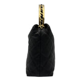 シャネル CHANEL マトラッセ トップハンドルバッグ AP4942 ブラック ゴールド金具 キャビアスキン レディース ショルダーバッグ