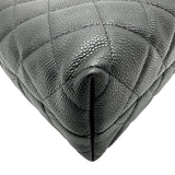 シャネル CHANEL マトラッセ トップハンドルバッグ AP4942 ブラック ゴールド金具 キャビアスキン レディース ショルダーバッグ