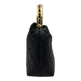 シャネル CHANEL マトラッセ トップハンドルバッグ AP4942 ブラック ゴールド金具 キャビアスキン レディース ショルダーバッグ