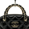 シャネル CHANEL マトラッセ チェーンハンドルショルダーバッグ AP3354 ブラック ゴールド金具 シャイニーラムスキン レディース ショルダーバッグ