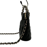 シャネル CHANEL マトラッセ チェーンハンドルショルダーバッグ AP3354 ブラック ゴールド金具 シャイニーラムスキン レディース ショルダーバッグ