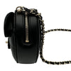 シャネル CHANEL ハートシェイプ チェーンショルダーバッグ AP2784 ブラック ゴールド金具 ラムスキン レディース ショルダーバッグ