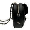 シャネル CHANEL ハートシェイプ チェーンショルダーバッグ AP2784 ブラック ゴールド金具 ラムスキン レディース ショルダーバッグ