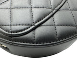 シャネル CHANEL ハートシェイプ チェーンショルダーバッグ AP2784 ブラック ゴールド金具 ラムスキン レディース ショルダーバッグ