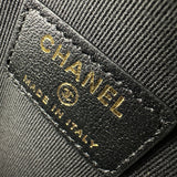 シャネル CHANEL ハートシェイプ チェーンショルダーバッグ AP2784 ブラック ゴールド金具 ラムスキン レディース ショルダーバッグ