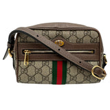 グッチ GUCCI ミニバッグ オフィディア ショルダーバッグ 517350 ベージュ×エボニー GGスプリームキャンバス/レザー レディース ショルダーバッグ