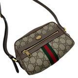グッチ GUCCI ミニバッグ オフィディア ショルダーバッグ 517350 ベージュ×エボニー GGスプリームキャンバス/レザー レディース ショルダーバッグ