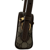 グッチ GUCCI ミニバッグ オフィディア ショルダーバッグ 517350 ベージュ×エボニー GGスプリームキャンバス/レザー レディース ショルダーバッグ