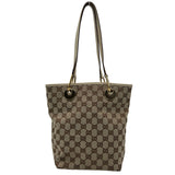 グッチ GUCCI GGキャンバス ハンドバッグ 120840 ベージュ GGキャンバス/レザー レディース ハンドバッグ