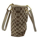 グッチ GUCCI GGキャンバス ハンドバッグ 120840 ベージュ GGキャンバス/レザー レディース ハンドバッグ