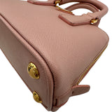 プラダ PRADA サフィアーノ ミニ ハンドバッグ BL0851 ピンク サフィアーノレザー レディース ショルダーバッグ