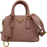 プラダ PRADA サフィアーノ ミニ ハンドバッグ BL0851 ピンク サフィアーノレザー レディース ショルダーバッグ