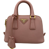 プラダ PRADA サフィアーノ ミニ ハンドバッグ BL0851 ピンク サフィアーノレザー レディース ショルダーバッグ