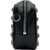 プラダ PRADA クリスタル スタッズ ミニカメラバッグ 1NF674 ブラック パテント レディース ショルダーバッグ