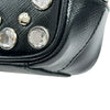 プラダ PRADA クリスタル スタッズ ミニカメラバッグ 1NF674 ブラック パテント レディース ショルダーバッグ