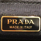 プラダ PRADA ボニー　ミディアム 1BA426 ブラック レザー レディース ショルダーバッグ