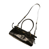 プラダ PRADA ボニー　ミディアム 1BA426 ブラック レザー レディース ショルダーバッグ