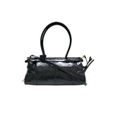 プラダ PRADA ボニー　ミディアム 1BA426 ブラック レザー レディース ショルダーバッグ