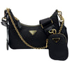 プラダ PRADA Re-Edition2005 バッグ 1BH204 ブラック ゴールド金具 サフィアーノレザー レディース ショルダーバッグ