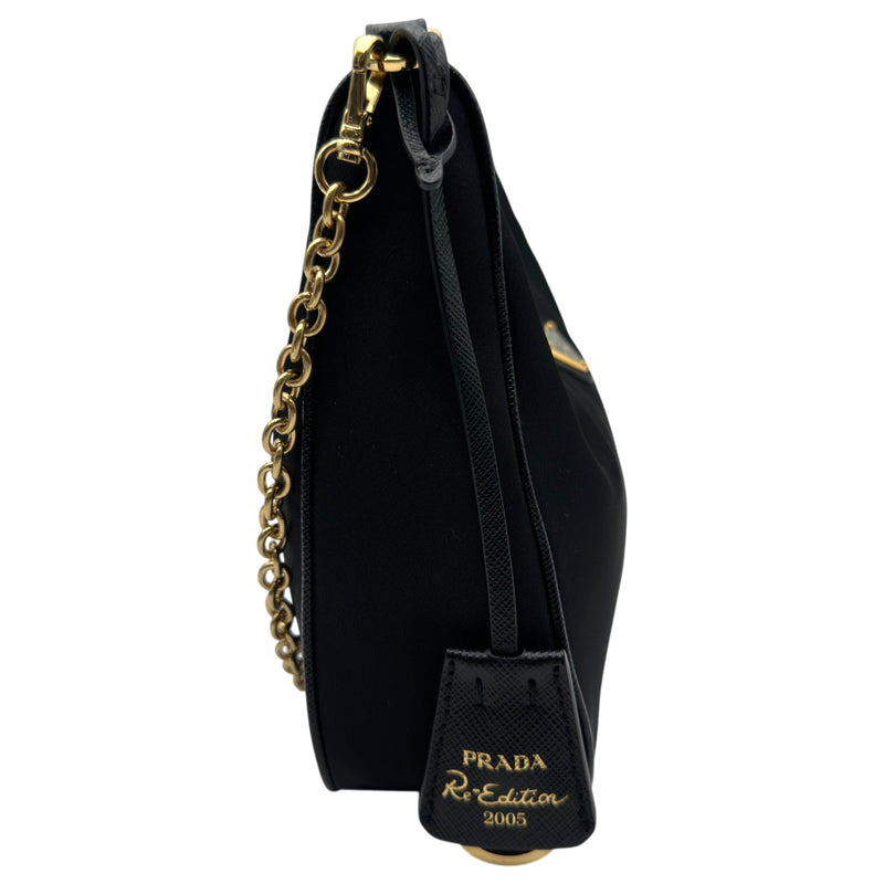 プラダ PRADA Re-Edition2005 バッグ 1BH204 ブラック ゴールド金具