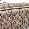 ミュウミュウ miu miu マテラッセ ナッパ クリスタル ハンドバッグ RN0896 ピンク レザー レディース ハンドバッグ