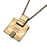 エルメス HERMES アイリーンネックレス ナタ ピンクゴールド金具 メタル アクセサリー