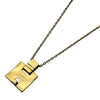 エルメス HERMES アイリーン ネックレス ゴールド/ブラック メタル アクセサリー