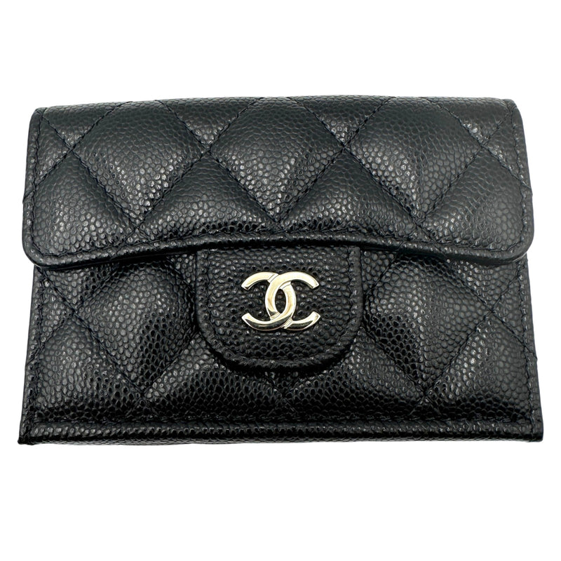 【あら】シャネル クラシックスモールフラップウォレット キャビアスキン シャネル CHANEL クラシック スモールフラップ ウォレット AP0230