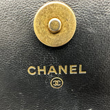 シャネル CHANEL フラップベルトバッグ AP1787 31番台 ブラック ゴールド金具 ラムスキン レディース ウエストバッグ