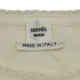 エルメス HERMES パルフロワリミックス ウールニットセーター 5H2636DF アイボリー ウール レディース セーター
