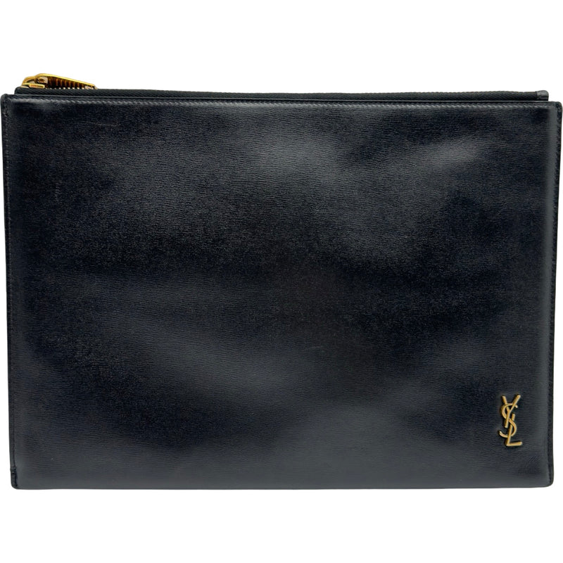 サンローラン SAINT LAURENT YSLロゴ クラッチバッグ 607779 ブラック
