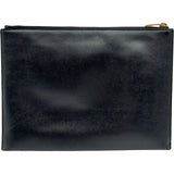 サンローラン SAINT LAURENT YSLロゴ クラッチバッグ 607779 ブラック カーフ メンズ セカンドバッグ