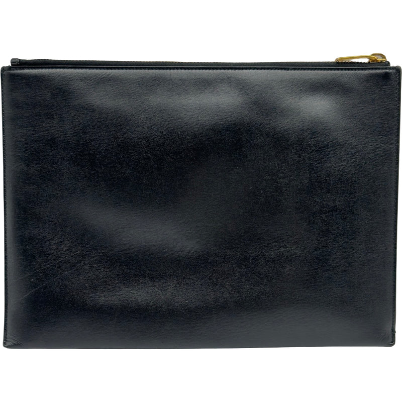 サンローラン SAINT LAURENT YSLロゴ クラッチバッグ 607779 ブラック