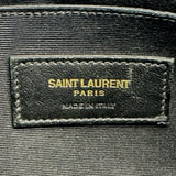 サンローラン SAINT LAURENT YSLロゴ クラッチバッグ 607779 ブラック カーフ メンズ セカンドバッグ