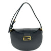 フェンディ FENDI クロワッサン スモール 8BR790 ブラック ゴールド金具 カーフ レディース ショルダーバッグ
