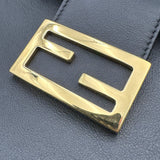 フェンディ FENDI クロワッサン スモール 8BR790 ブラック ゴールド金具 カーフ レディース ショルダーバッグ