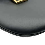 フェンディ FENDI クロワッサン スモール 8BR790 ブラック ゴールド金具 カーフ レディース ショルダーバッグ