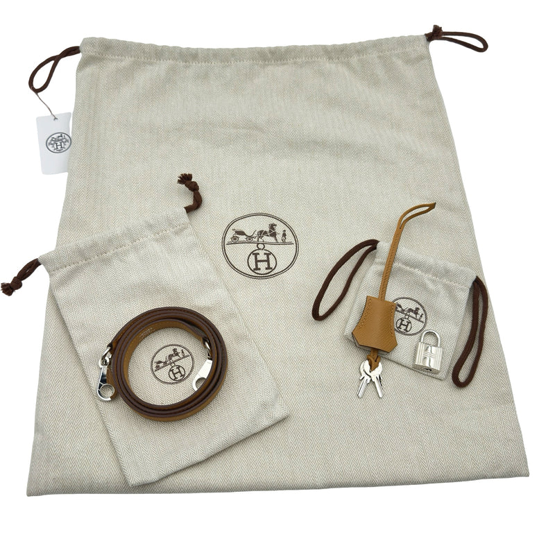 エルメス HERMES ケリー25 外縫い トリコロール Z刻印 ナタ/セサミ