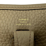 エルメス HERMES エヴリン TPM W刻 ベージュアルファ ゴールド金具 トリヨン レディース ショルダーバッグ