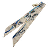 エルメス HERMES ツイリー SPACE DERBY マルチカラー シルク レディース スカーフ