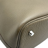 エルメス HERMES ピコタンロックMM K刻印 エトゥープ シルバー金具 トリヨン レディース ハンドバッグ