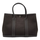 エルメス HERMES ガーデンパーティPM G刻 ブラウン/エベンヌ トワル/ネゴンダ レディース トートバッグ