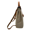 エルメス HERMES エールバッグアドPM □C刻 ベージュ シルバー金具 トワル/ハンター レディース リュック・デイパック