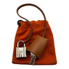 エルメス HERMES エールバッグアドPM □C刻 ベージュ シルバー金具 トワル/ハンター レディース リュック・デイパック