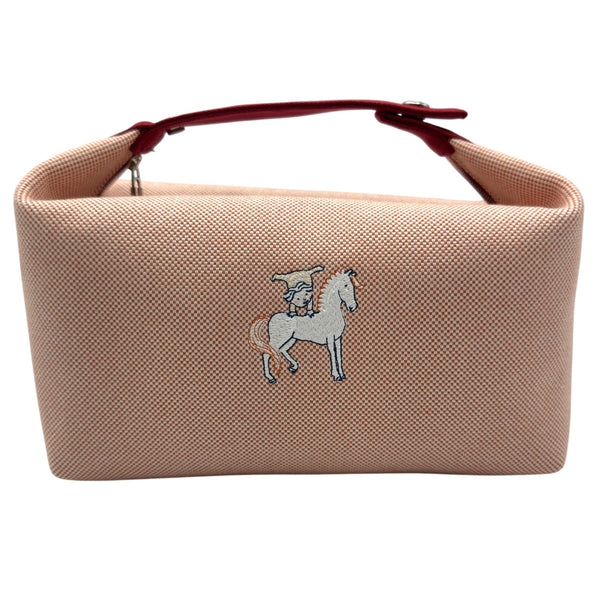 【美品】エルメス マザーズバッグ ≪カブリオル≫テラコッタ エルメス HERMES ブリッド ア ブラック GM カブリオル テラコッタ