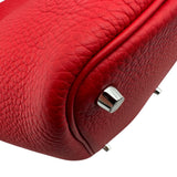エルメス HERMES ピコタンロックPM G刻 ルージュクー シルバー金具 トリヨン レディース ハンドバッグ