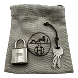 エルメス HERMES ピコタンロックPM G刻 ルージュクー シルバー金具 トリヨン レディース ハンドバッグ