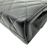 シャネル CHANEL トップハンドル ミニフラップバッグ AP4568 ブラック ゴールド金具 キャビアスキン レディース ショルダーバッグ